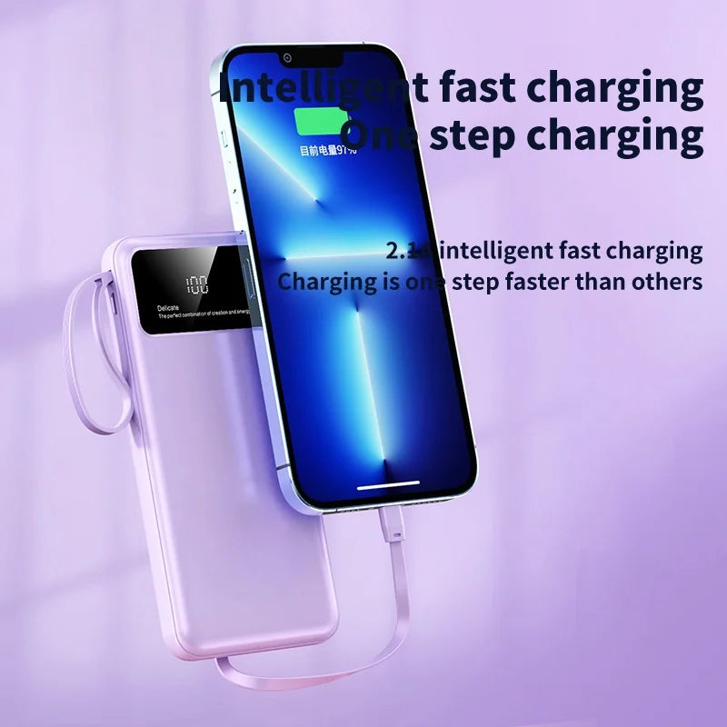 RotaDados CableHub — Power Bank com Cabos Integrados