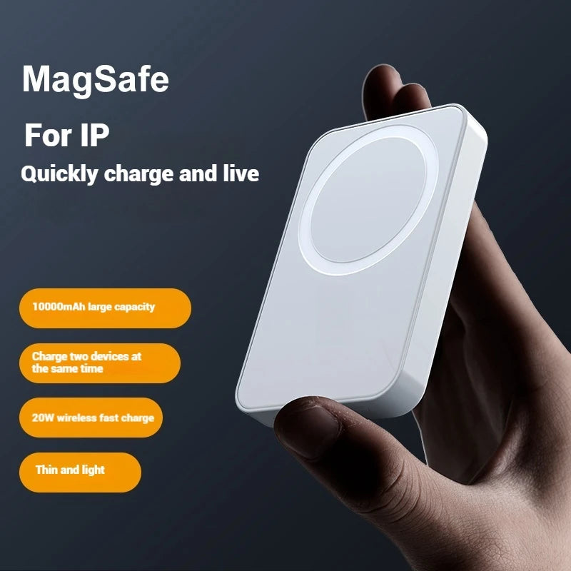 RotaDados MiniMag — Power Bank Magnética Compacta
