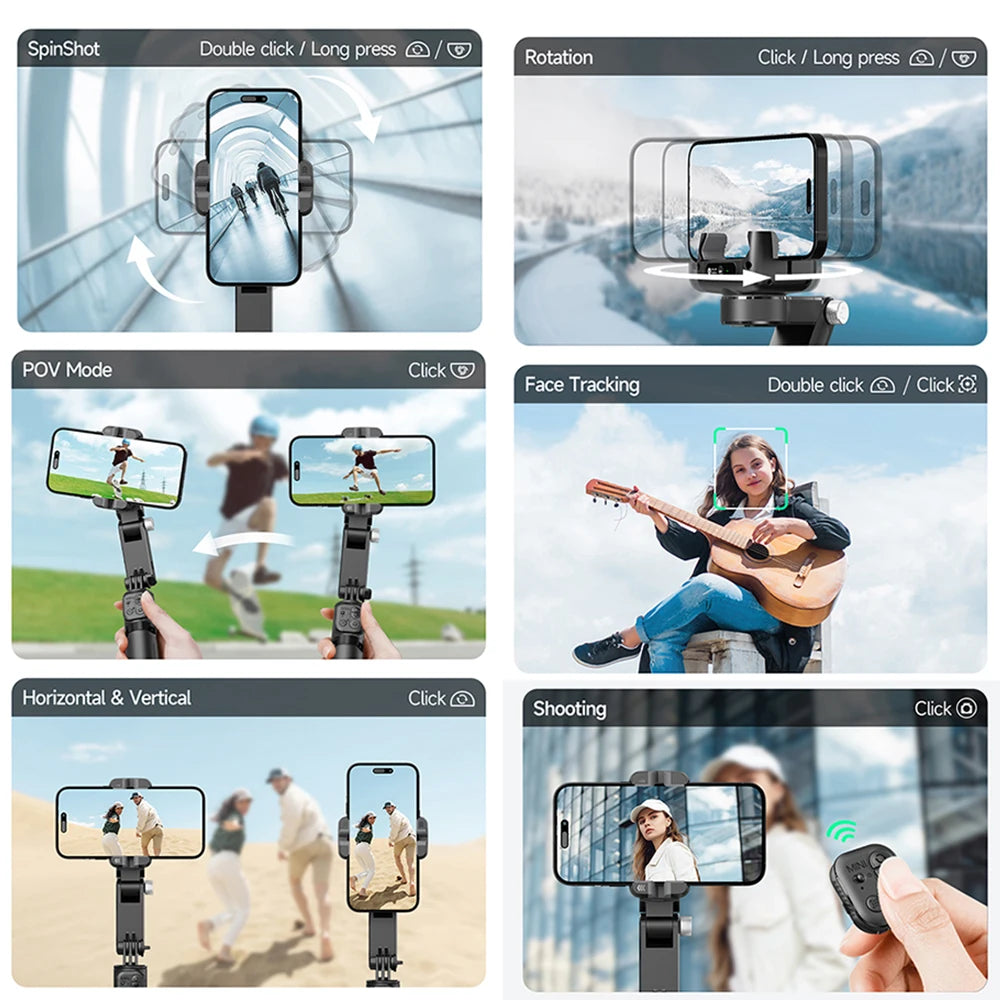 RotaDados AITrack 360° — AI Face-Tracking Gimbal