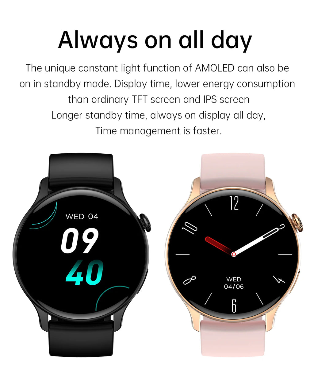 RotaDados Halo S85 — Smartwatch AMOLED com IA