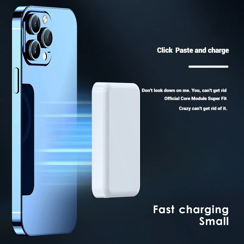 RotaDados MiniMag — Power Bank Magnética Compacta