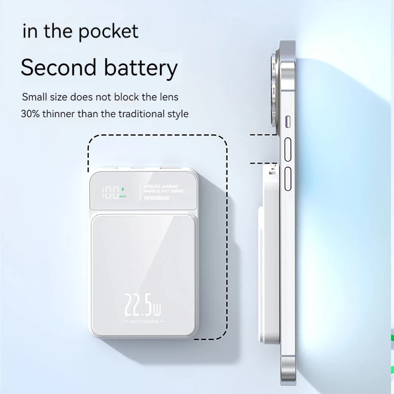 RotaDados MagCharge Duo — Power Bank Magnética