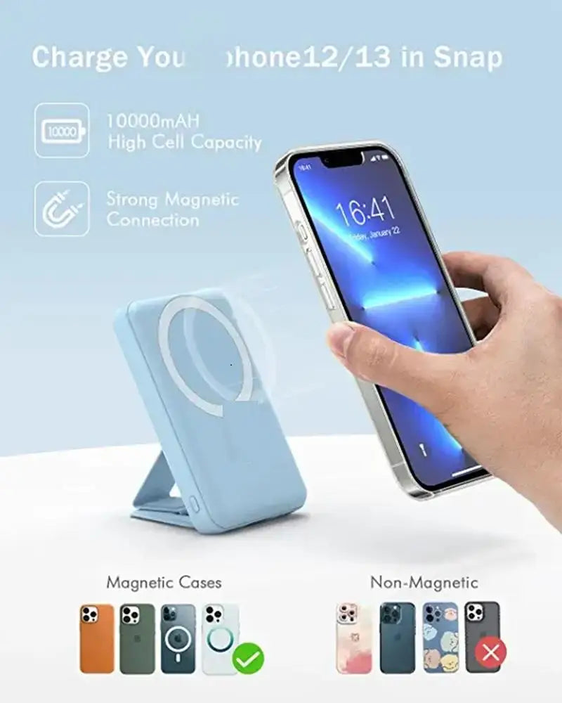 RotaDados MagDisplay — Power Bank Magnética com LED