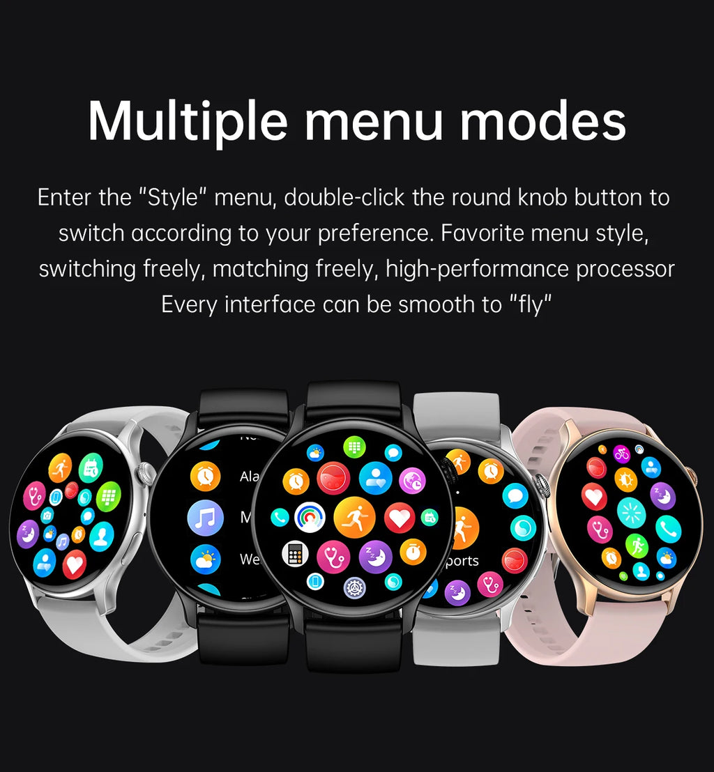 RotaDados Halo S85 — Smartwatch AMOLED com IA