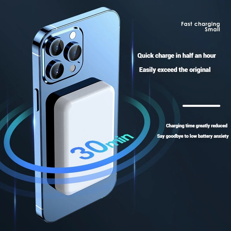 RotaDados MiniMag — Power Bank Magnética Compacta