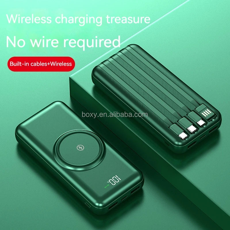 RotaDados PowerMax — Power Bank com Cabos Integrados