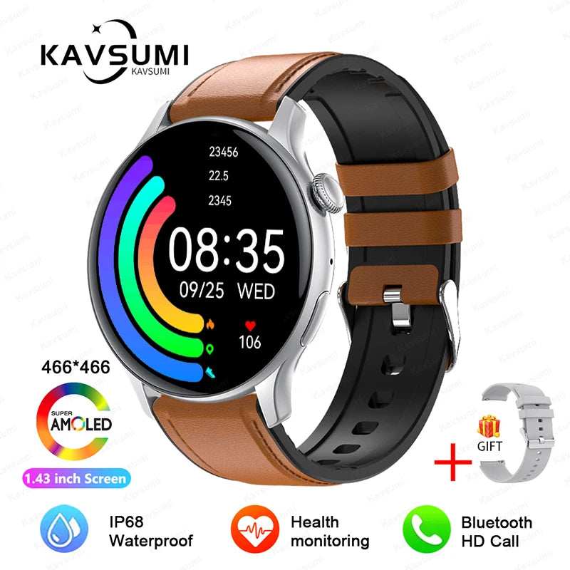 RotaDados Aura Fit — Smartwatch AMOLED com Assistente de Voz