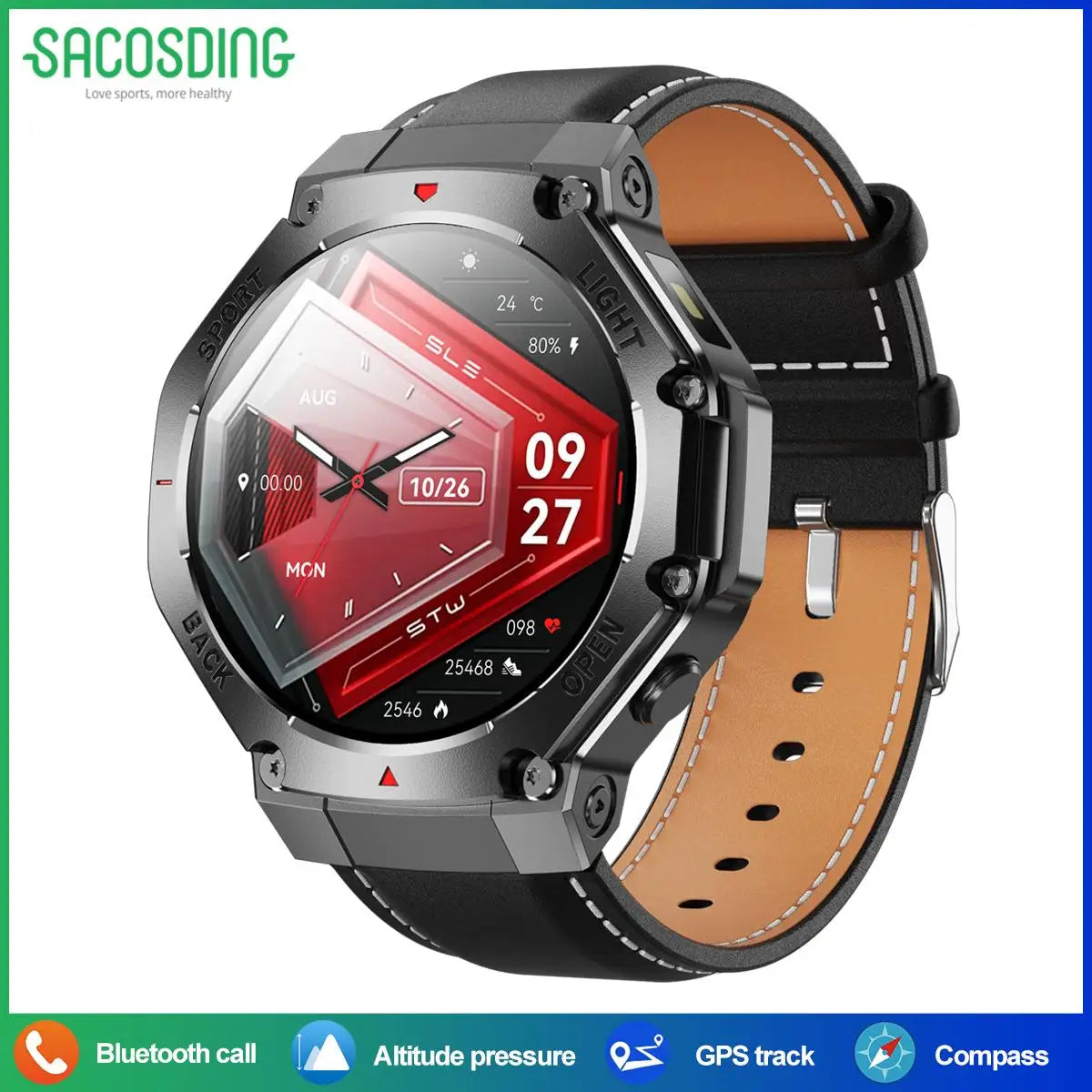 RotaDados Trail AI — Smartwatch com Assistente de Voz