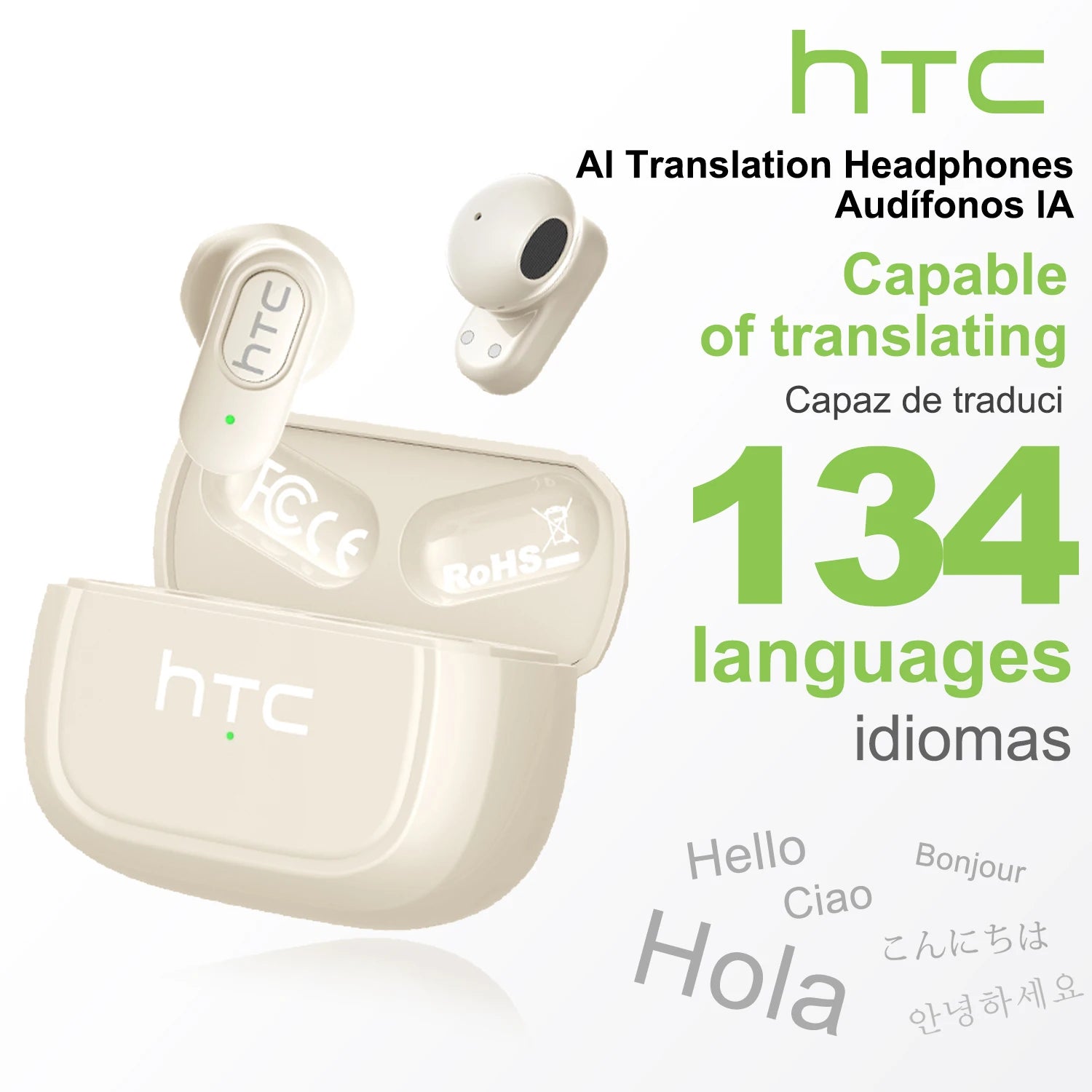 RotaDados NE51 AI — Fones Tradutores Ultraligeiros