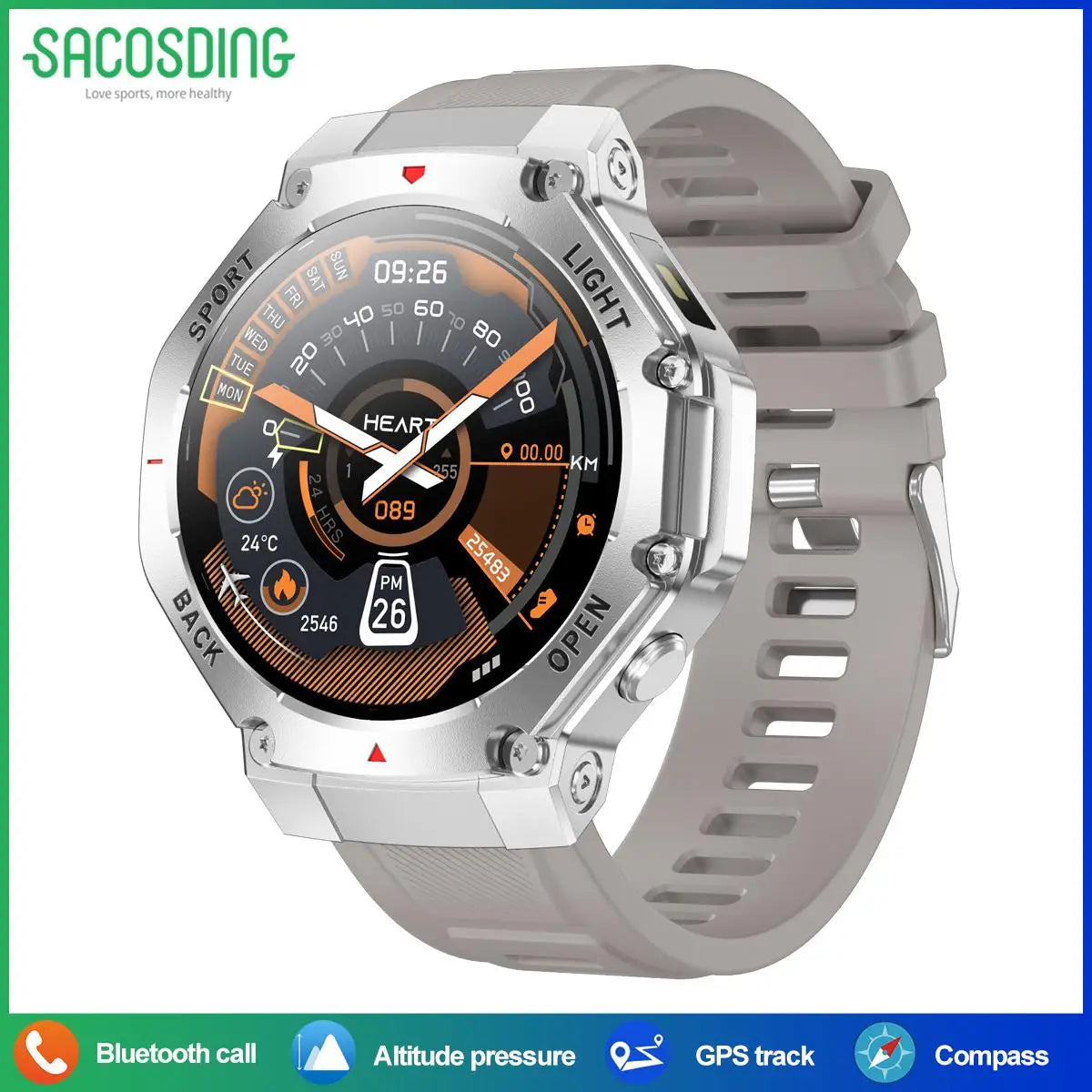 RotaDados Trail AI — Smartwatch com Assistente de Voz