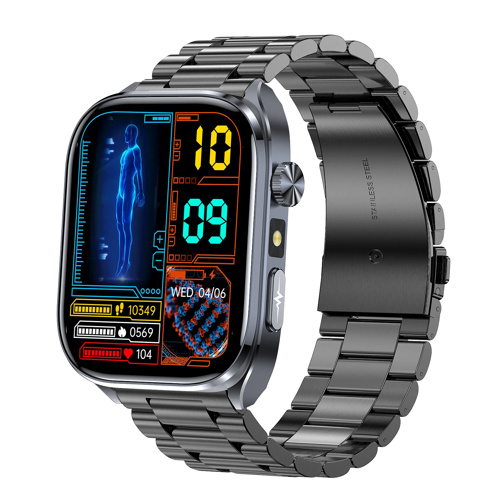 RotaDados PulseGuard — Smartwatch de Atividade e Chamadas
