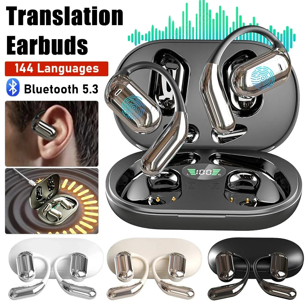 RotaDados Translate V53 — Fones Tradutores Bluetooth