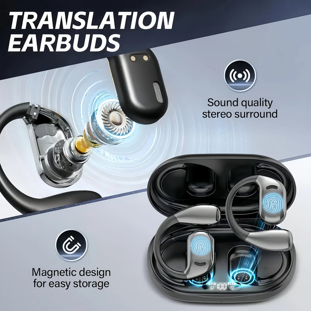 RotaDados Translate Duo — Fones Tradutores em Tempo Real