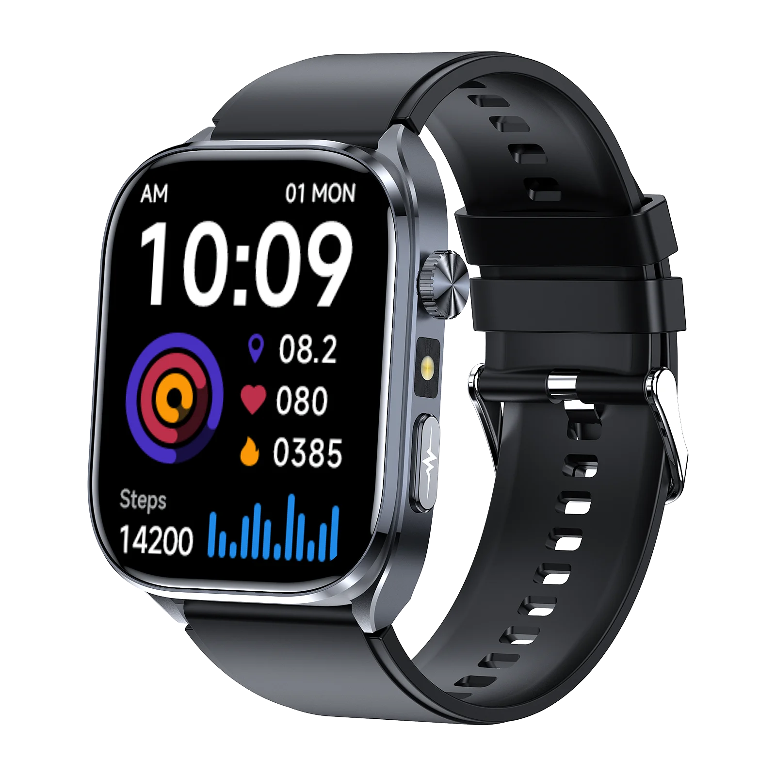 RotaDados PulseGuard — Smartwatch de Atividade e Chamadas