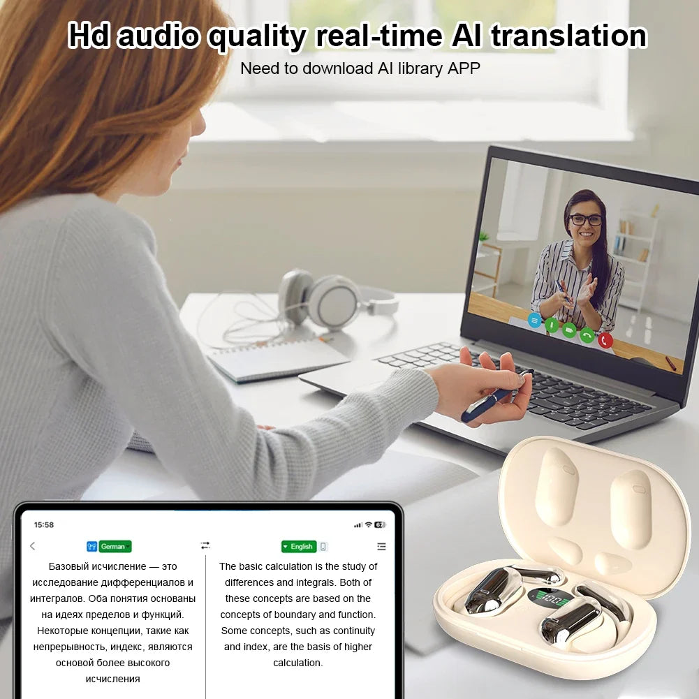 RotaDados Translate V53 — Fones Tradutores Bluetooth