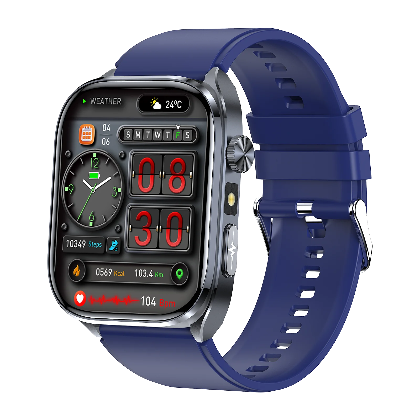 RotaDados PulseGuard — Smartwatch de Atividade e Chamadas