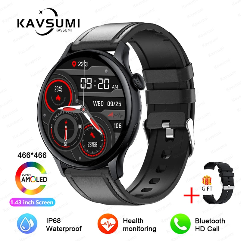 RotaDados Aura Fit — Smartwatch AMOLED com Assistente de Voz