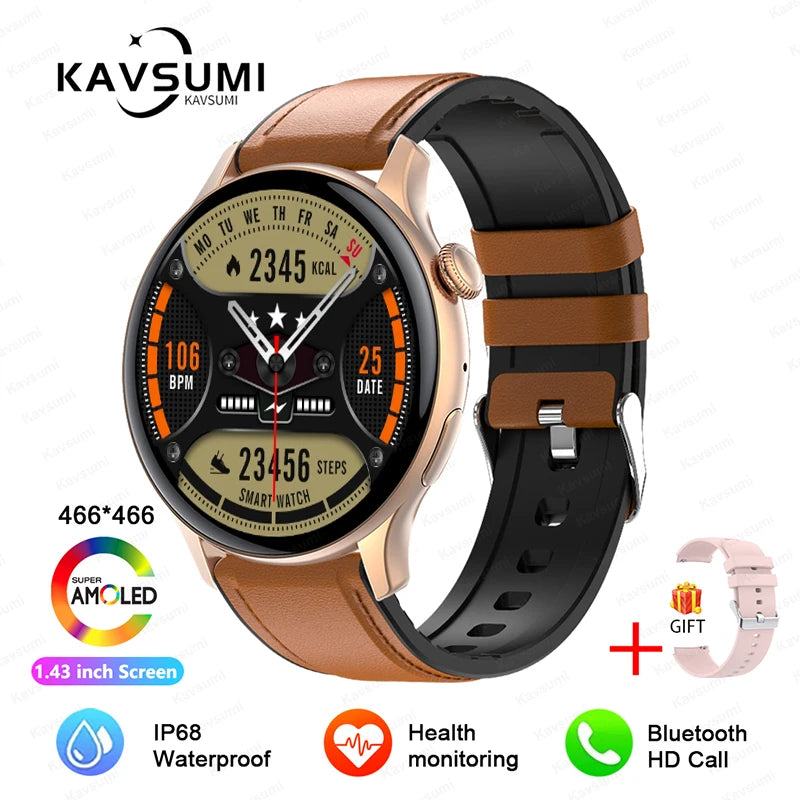 RotaDados Aura Fit — Smartwatch AMOLED com Assistente de Voz