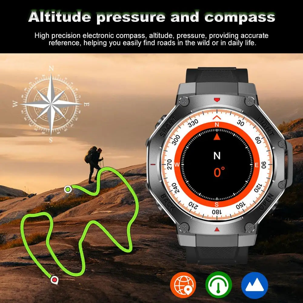 RotaDados Trail AI — Smartwatch com Assistente de Voz