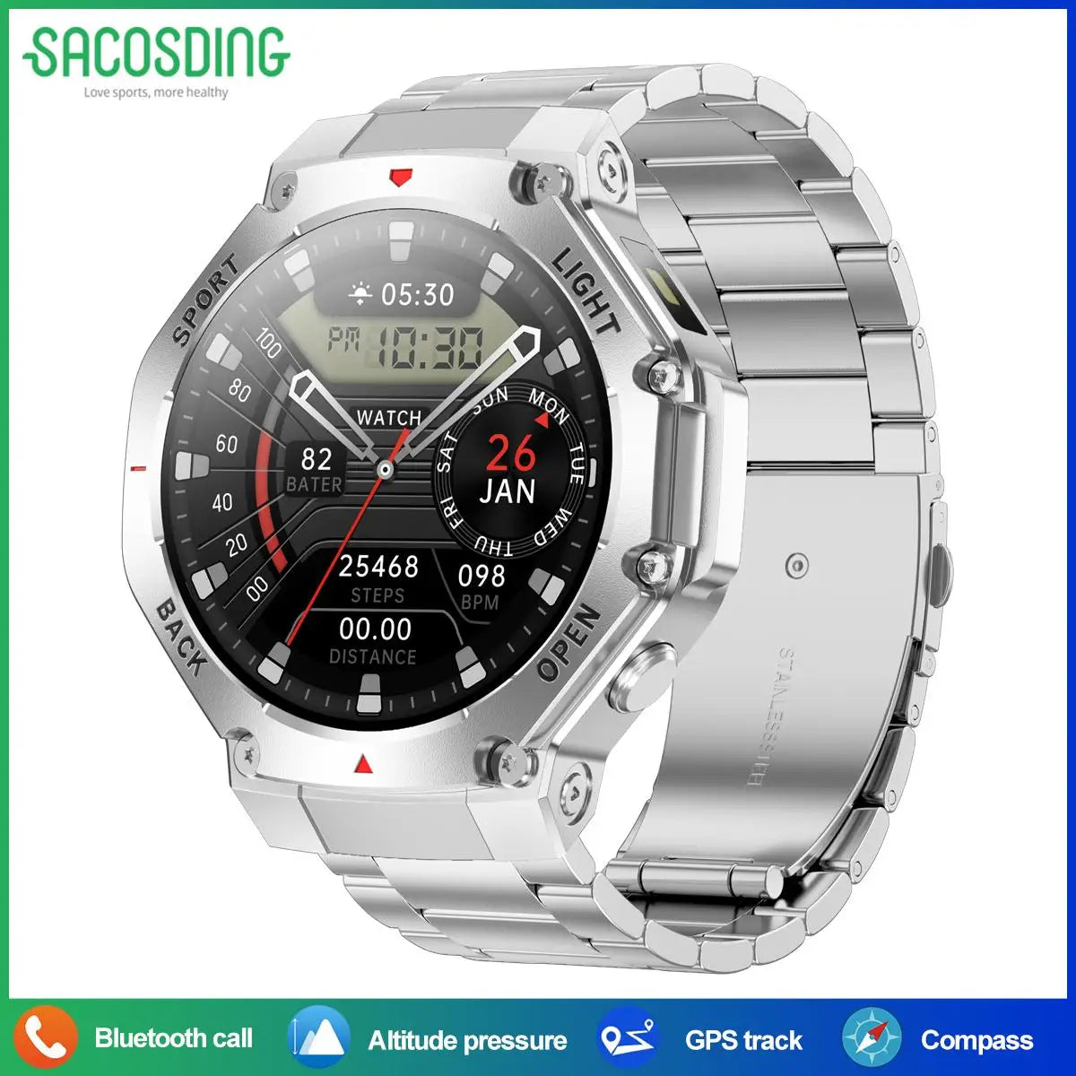 RotaDados Trail AI — Smartwatch com Assistente de Voz
