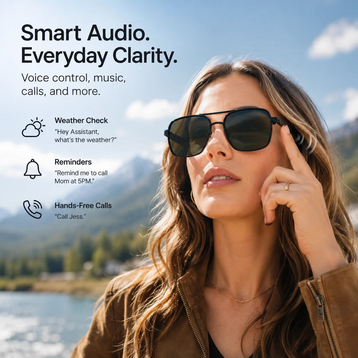 RotaDados AirVoice — Óculos Inteligentes com Áudio