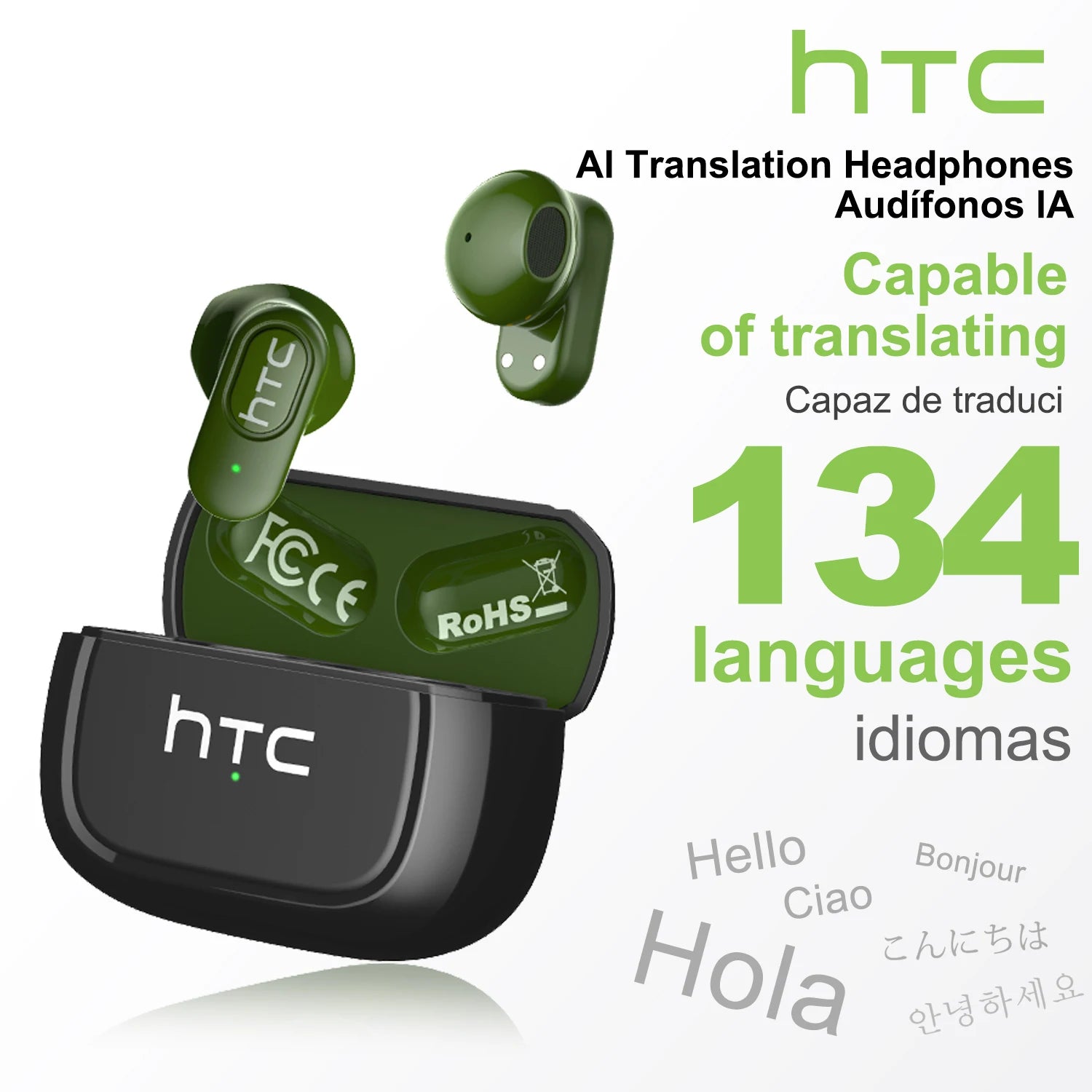 RotaDados NE51 AI — Fones Tradutores Ultraligeiros