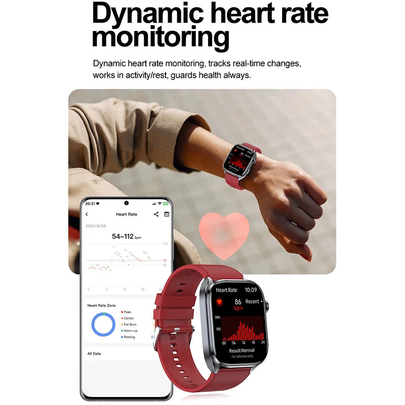 RotaDados PulseGuard — Smartwatch de Atividade e Chamadas