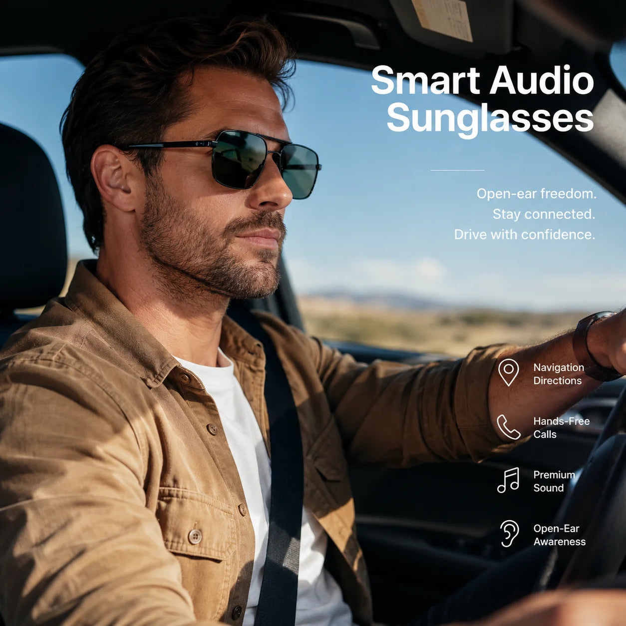 RotaDados AirVoice — Óculos Inteligentes com Áudio