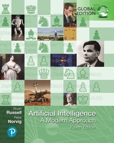Capa do livro Artificial Intelligence: A Modern Approach — Global Edition, 4th Ed.